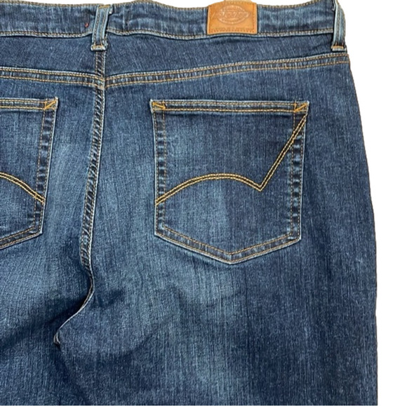 Dickies 16 RG skinny med blue denim jeans with zip and button close - Picture 4 of 11